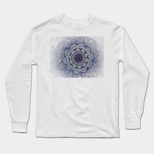 Mandala Purple Long Sleeve T-Shirt